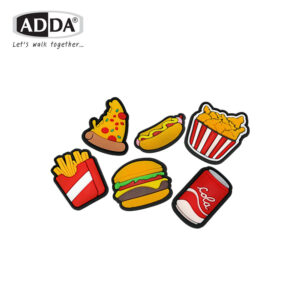 ADDA ตัวติดรองเท้า Fast Food SET 6 PCS  รุ่น JB005W1