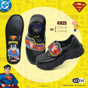 ADDA รองเท้านักเรียน ลาย Superman ลิขสิทธิ์แท้ รุ่น 41A25C1B1  (ไซส์ 25-35)