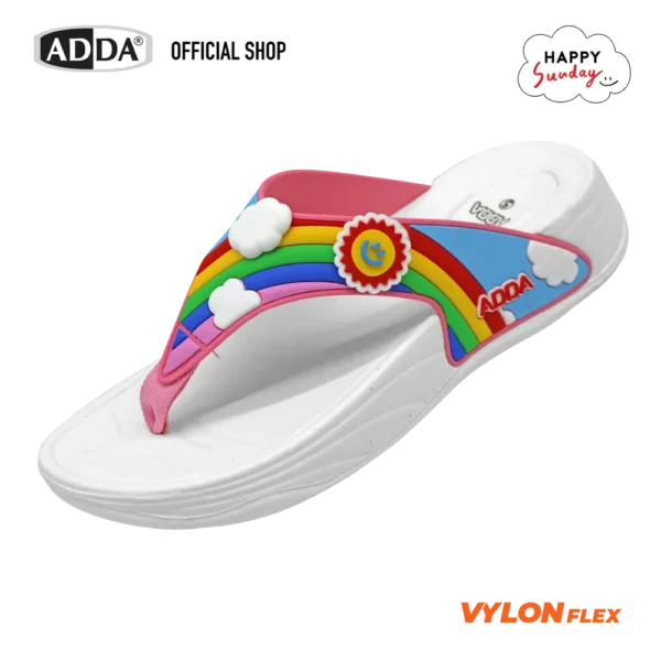 ADDA x HAPPY SUNDAY ลิขสิทธิ์แท้ รองเท้าแตะ รองเท้าลำลอง แบบหนีบ สำหรับ ...