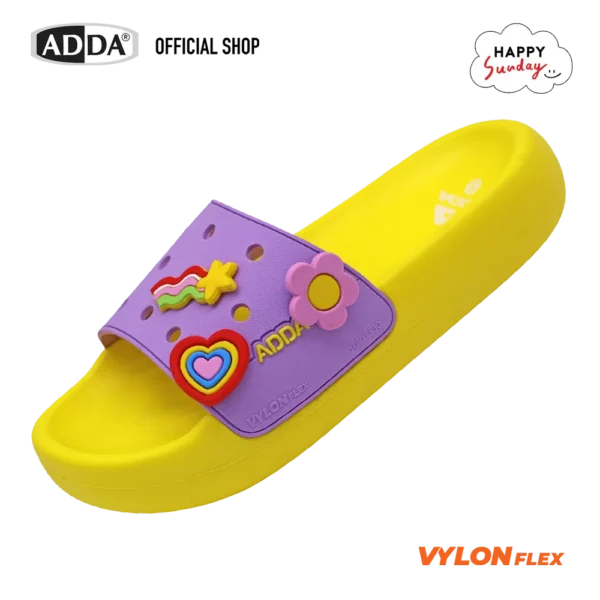ADDA x HAPPY SUNDAY ลิขสิทธิ์แท้ รองเท้าแตะ รองเท้าลำลอง แบบสวม สำหรับ ...