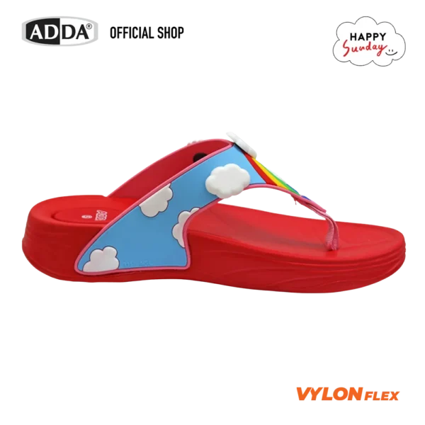 ADDA x HAPPY SUNDAY ลิขสิทธิ์แท้ รองเท้าแตะ รองเท้าลำลอง แบบหนีบ สำหรับ ...