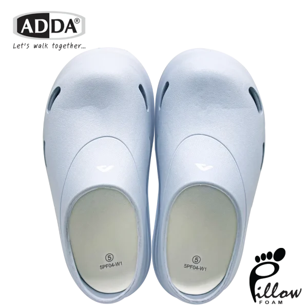 ADDA Pillow Foam รองเท้าแตะ รองเท้าลำลองหัวโต หุ้มส้น สำหรับผู้หญิง รุ่น 5PF04W1 (ไซส์ 4-6)