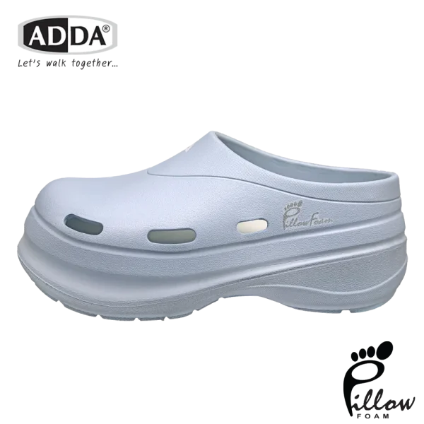 ADDA Pillow Foam รองเท้าแตะ รองเท้าลำลองหัวโต หุ้มส้น สำหรับผู้หญิง รุ่น 5PF04W1 (ไซส์ 4-6)