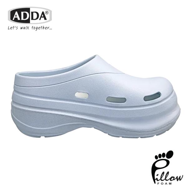 ADDA Pillow Foam รองเท้าแตะ รองเท้าลำลองหัวโต หุ้มส้น สำหรับผู้หญิง รุ่น 5PF04W1 (ไซส์ 4-6)
