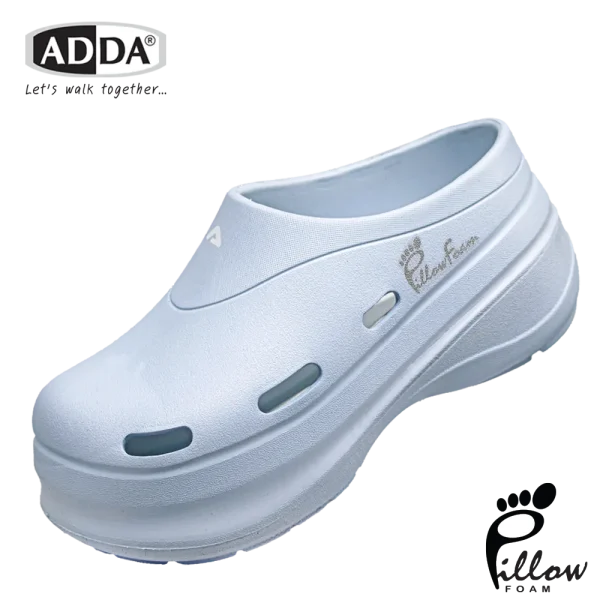 ADDA Pillow Foam รองเท้าแตะ รองเท้าลำลองหัวโต หุ้มส้น สำหรับผู้หญิง รุ่น 5PF04W1 (ไซส์ 4-6)