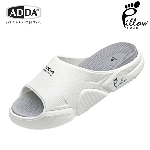 ADDA Pillow Foam รองเท้าแตะ รองเท้าลำลอง แบบสวม สำหรับผู้ชาย รุ่น 5PF06M1 (ไซส์ 7-10)