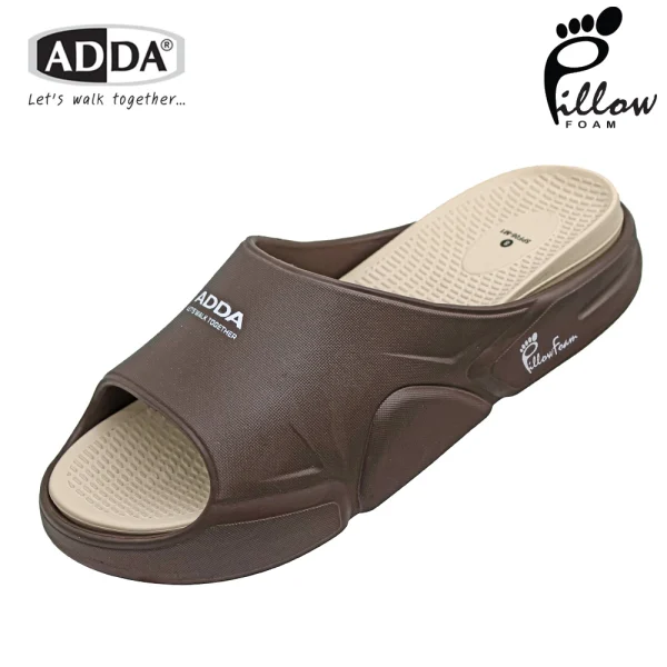 ADDA Pillow Foam รองเท้าแตะ รองเท้าลำลอง แบบสวม สำหรับผู้ชาย รุ่น 5PF06M1 (ไซส์ 7-10)