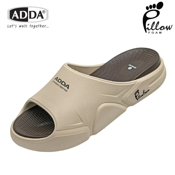 ADDA Pillow Foam รองเท้าแตะ รองเท้าลำลอง แบบสวม สำหรับผู้ชาย รุ่น 5PF06M1 (ไซส์ 7-10)