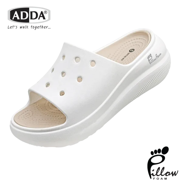 ADDA Pillow Foam รองเท้าแตะ รองเท้าลำลอง แบบสวม สำหรับผู้หญิง รุ่น 5PF08W1 (ไซส์ 4-7)