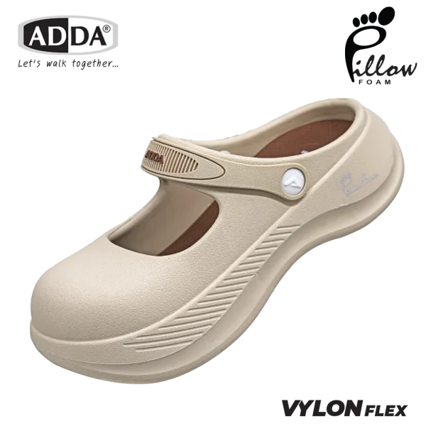 ADDA Pillow Foam รองเท้าแตะ รองเท้าลำลอง สำหรับผู้หญิง รุ่น 5PF05W1 (ไซส์ 4-6)
