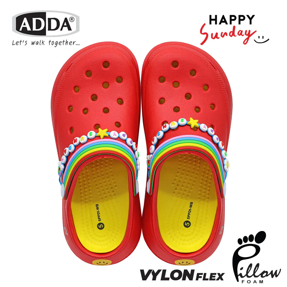ADDA x HAPPY SUNDAY ลิขสิทธิ์แท้ Pillow Foam รองเท้าแตะ รองเท้าลำลอง แบบสวม สำหรับผู้หญิง รุ่น 5PF01WB (ไซส์ 4-7) - Image 9