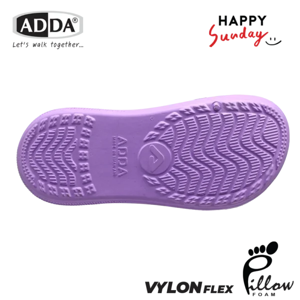 ADDA x HAPPY SUNDAY ลิขสิทธิ์แท้ Pillow Form รองเท้าแตะ รองเท้าลำลอง แบบสวม สำหรับผู้หญิง รุ่น 5PF08W3 (ไซส์ 4-7)