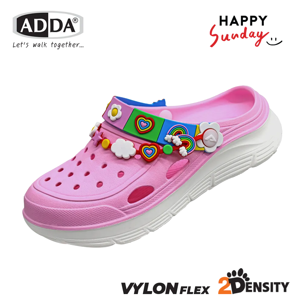 ADDA x HAPPY SUNDAY ลิขสิทธิ์แท้ 2density รองเท้าแตะ รองเท้าลำลอง แบบสวม สำหรับผู้หญิง รุ่น 5TD88WG (ไซส์ 4-7) - Image 3