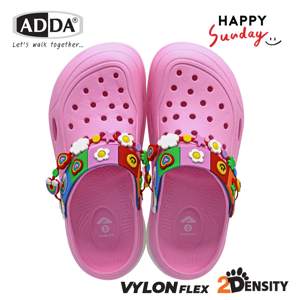 ADDA x HAPPY SUNDAY ลิขสิทธิ์แท้ 2density รองเท้าแตะ รองเท้าลำลอง แบบสวม สำหรับผู้หญิง รุ่น 5TD88WG (ไซส์ 4-7) - Image 6