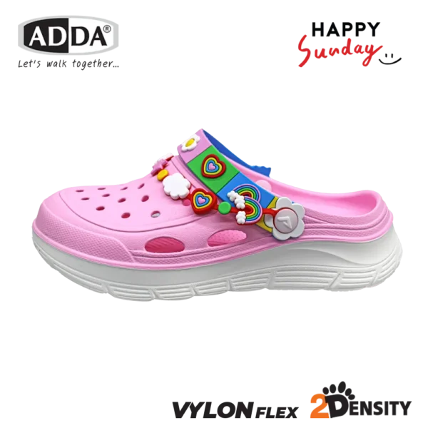 ADDA x HAPPY SUNDAY ลิขสิทธิ์แท้ 2density รองเท้าแตะ รองเท้าลำลอง แบบสวม สำหรับผู้หญิง รุ่น 5TD88WG (ไซส์ 4-7)