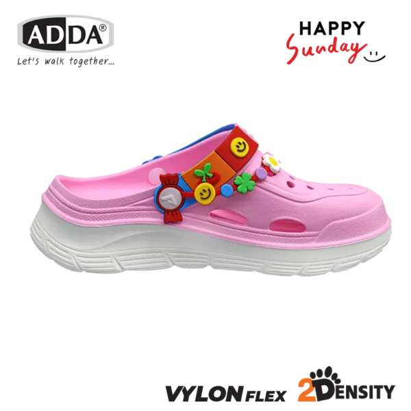 ADDA x HAPPY SUNDAY ลิขสิทธิ์แท้ 2density รองเท้าแตะ รองเท้าลำลอง แบบสวม สำหรับผู้หญิง รุ่น 5TD88WG (ไซส์ 4-7)