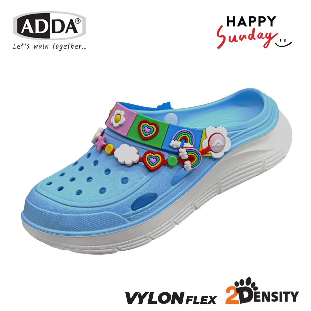ADDA x HAPPY SUNDAY ลิขสิทธิ์แท้ 2density รองเท้าแตะ รองเท้าลำลอง แบบสวม สำหรับผู้หญิง รุ่น 5TD88WG (ไซส์ 4-7) - Image 2
