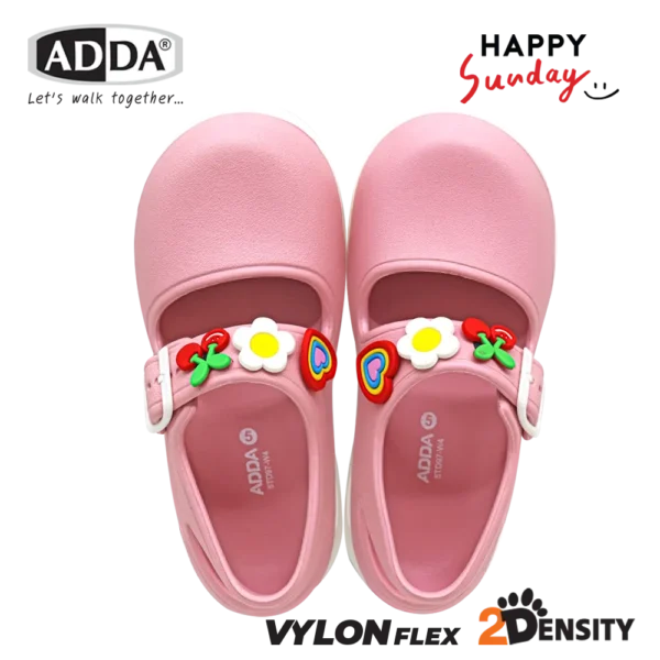 ADDA x HAPPY SUNDAY ลิขสิทธิ์แท้ 2density รองเท้าแตะ รองเท้าลำลอง แบบสวม สำหรับผู้หญิง รุ่น 5TD97W4 (ไซส์ 4-7)