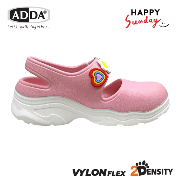 ADDA x HAPPY SUNDAY ลิขสิทธิ์แท้ 2density รองเท้าแตะ รองเท้าลำลอง แบบสวม สำหรับผู้หญิง รุ่น 5TD97W4 (ไซส์ 4-7)