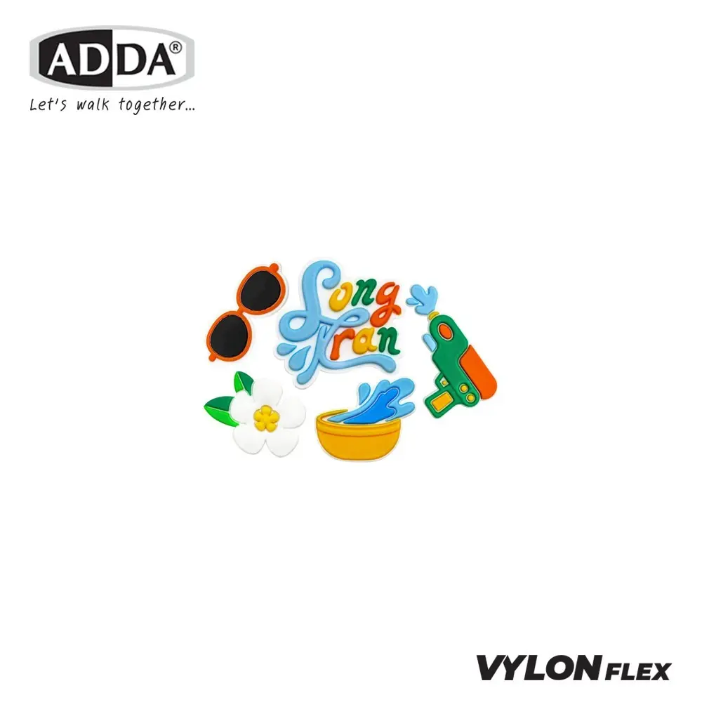 ADDA ตัวติดรองเท้า สงกรานต์ SET 5 PCS รุ่น CM009W1