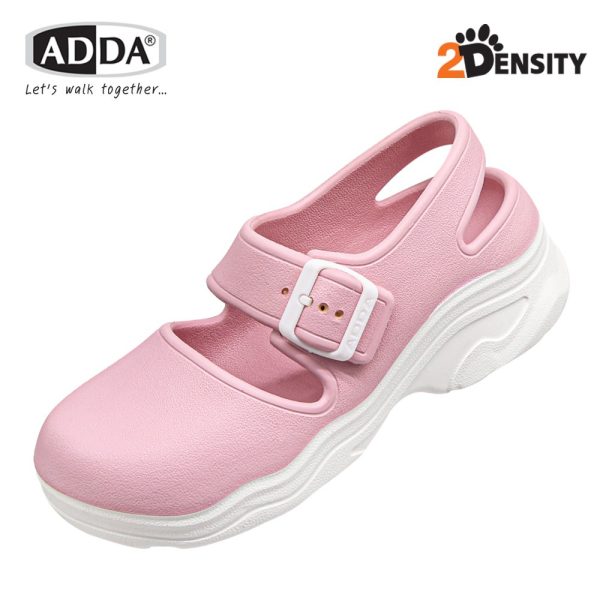 ADDA JENNIE รองเท้าแตะ รองเท้าลำลอง สำหรับผู้หญิง แบบสวมหัวโต รัดส้น รุ่น 5TD97W2 (ไซส์ 4-7)