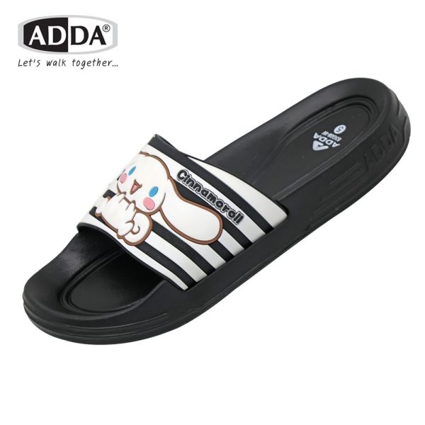 ADDA รองเท้าแตะ สำหรับผู้หญิง แบบสวม ลาย Cinnamoroll รุ่น 83G08W1 (ไซส์ 4-7)