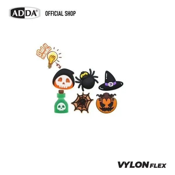 ADDA ตัวติดรองเท้า Halloween SET 6 PCS รุ่น CM010W1