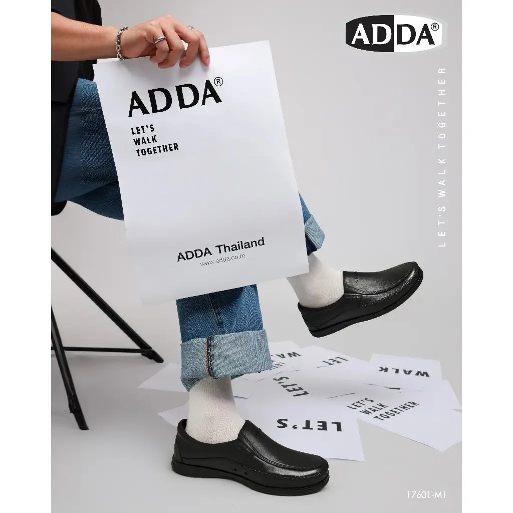 ADDA รองเท้าแตะลำลองผู้ชายแบบสวม รองเท้าหุ้มส้น รุ่น 17601M1 (ไซส์ 7-11) - Image 2