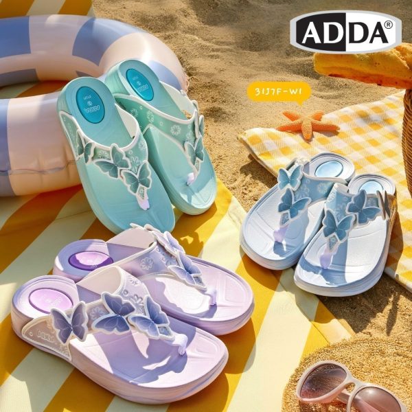 ADDA รองเท้าแตะ รองเท้าลำลอง แบบหนีบ สำหรับผู้หญิง รุ่น 31J7FW1 (ไซส์ 4-7)