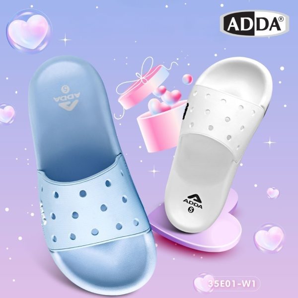 ADDA รองเท้าแตะ รองเท้าลำลอง แบบสวม สำหรับผู้หญิง รุ่น 35E01W1 (ไซส์ 4-7)