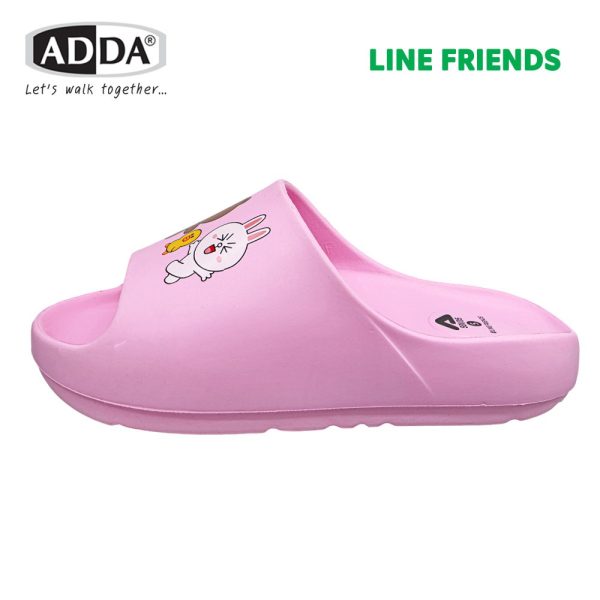 ADDA รองเท้าแตะ รองเท้าลำลอง แบบสวม Line Friends รุ่น 58V05W1 (ไซส์ 4-7)