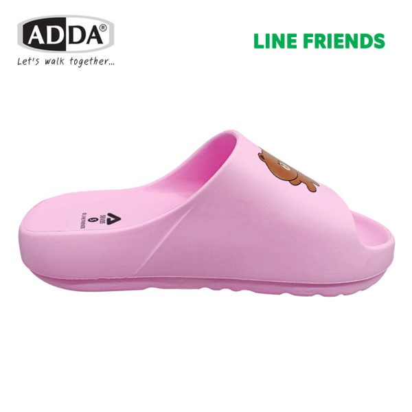 ADDA รองเท้าแตะ รองเท้าลำลอง แบบสวม Line Friends รุ่น 58V05W1 (ไซส์ 4-7)