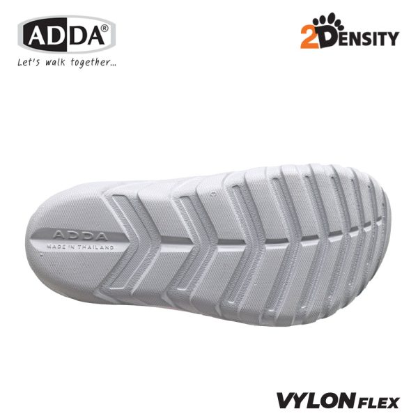 ADDA 2density รองเท้าแตะ รองเท้าลำลอง สำหรับผู้หญิง แบบสวมหัวโต Christmas รุ่น 5TD24WH (ไซส์ 4-7)