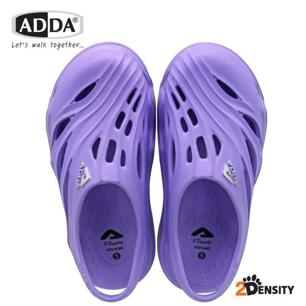 ADDA 2density รองเท้าแตะ รองเท้าลำลอง สำหรับผู้หญิง แบบสวมหัวโต รัดส้น รุ่น 5TD75W2 (ไซส์ 4-6)