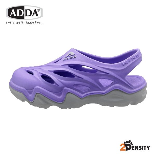ADDA 2density รองเท้าแตะ รองเท้าลำลอง สำหรับผู้หญิง แบบสวมหัวโต รัดส้น รุ่น 5TD75W2 (ไซส์ 4-6)