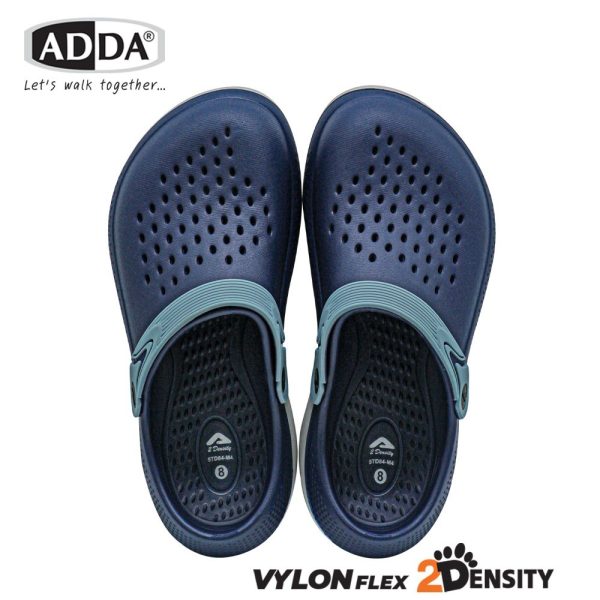ADDA 2density รองเท้าแตะ รองเท้าลำลอง สำหรับผู้ชาย แบบสวมหัวโต รุ่น 5TD84M4 (ไซส์ 7-10)