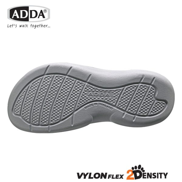 ADDA 2density รองเท้าแตะ รองเท้าลำลอง สำหรับผู้ชาย แบบสวมหัวโต รุ่น 5TD84M4 (ไซส์ 7-10)
