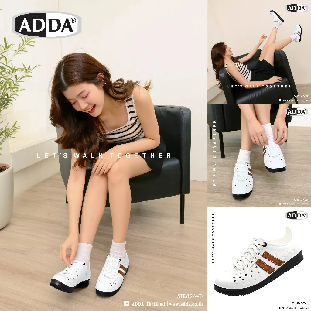 ADDA 2density รองเท้าลำลอง รองเท้าหุ้มส้น สำหรับผู้ญิง รุ่น 5TD89W3 (ไซส์ 4-6) - Image 2