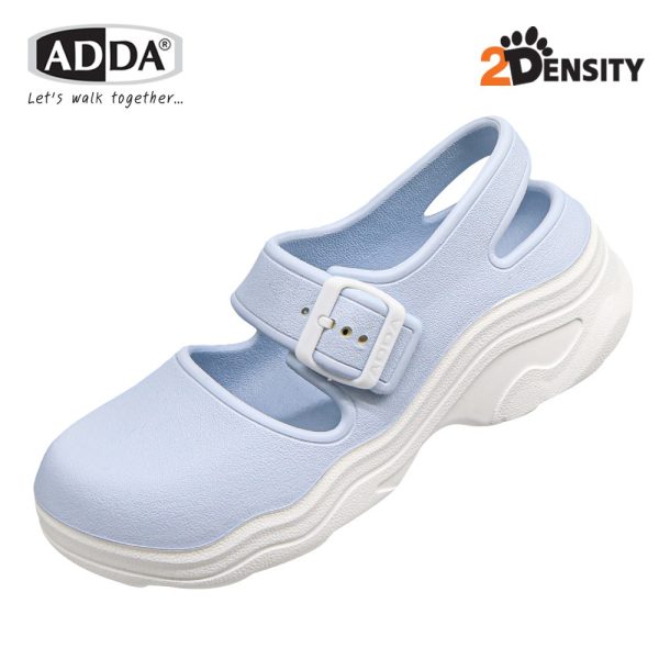 ADDA JENNIE รองเท้าแตะ รองเท้าลำลอง สำหรับผู้หญิง แบบสวมหัวโต รัดส้น รุ่น 5TD97W2 (ไซส์ 4-7)