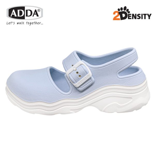 ADDA JENNIE รองเท้าแตะ รองเท้าลำลอง สำหรับผู้หญิง แบบสวมหัวโต รัดส้น รุ่น 5TD97W2 (ไซส์ 4-7)