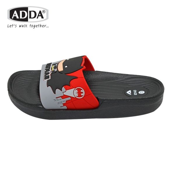 ADDA รองเท้าแตะ รองเท้าลำลอง แบบสวม Batman สำหรับเด็ก รุ่น 82143B1 (ไซส์ 11-3)