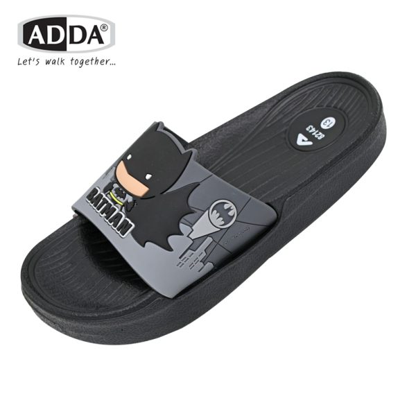ADDA รองเท้าแตะ รองเท้าลำลอง แบบสวม Batman สำหรับเด็ก รุ่น 82143B1 (ไซส์ 11-3)