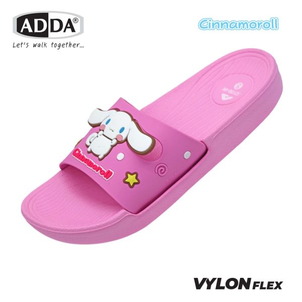 ADDA รองเท้าแตะ รองเท้าลำลอง แบบสวม Cinnamoroll สำหรับผู้หญิง รุ่น 82150W1 (ไซส์ 4-6)