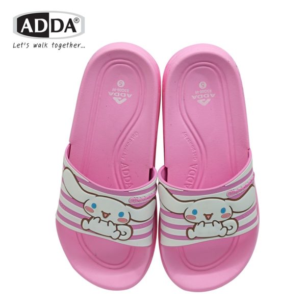 ADDA รองเท้าแตะ สำหรับผู้หญิง แบบสวม ลาย Cinnamoroll รุ่น 83G08W1 (ไซส์ 4-7)