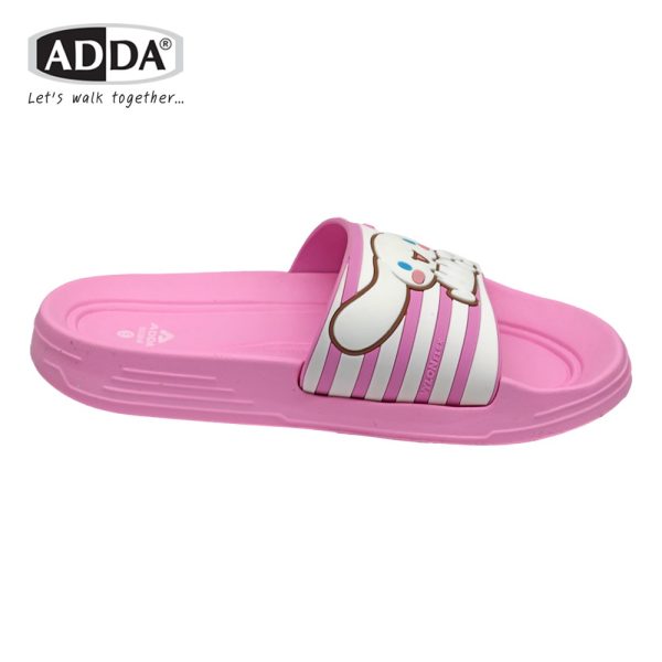 ADDA รองเท้าแตะ สำหรับผู้หญิง แบบสวม ลาย Cinnamoroll รุ่น 83G08W1 (ไซส์ 4-7)