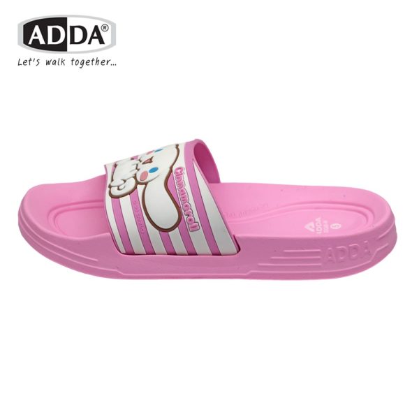 ADDA รองเท้าแตะ สำหรับผู้หญิง แบบสวม ลาย Cinnamoroll รุ่น 83G08W1 (ไซส์ 4-7)