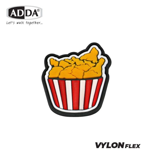 ADDA ตัวติดรองเท้า Fast Food SET 6 PCS รุ่น JB005W1