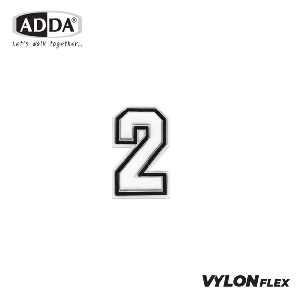 ADDA ตัวติดรองเท้า ตัวเลข 1-9 รุ่น JB001-9 (สีดำ)