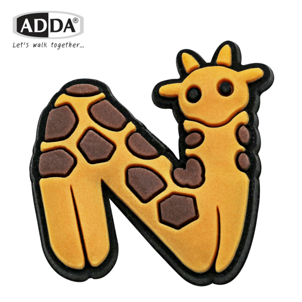 ADDA ตัวติดรองเท้า ตัวอักษรภาษาอังกฤษ A-Z รุ่น JB00A-Z
