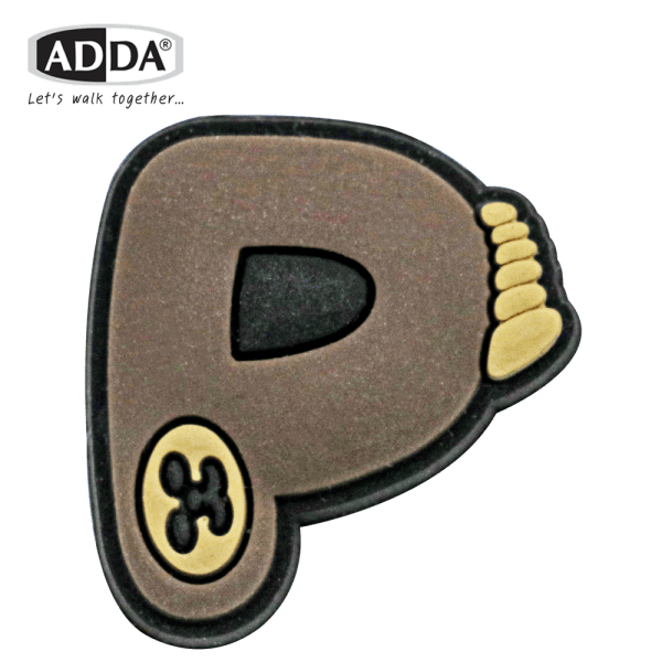 ADDA ตัวติดรองเท้า ตัวอักษรภาษาอังกฤษ A-Z รุ่น JB00A-Z